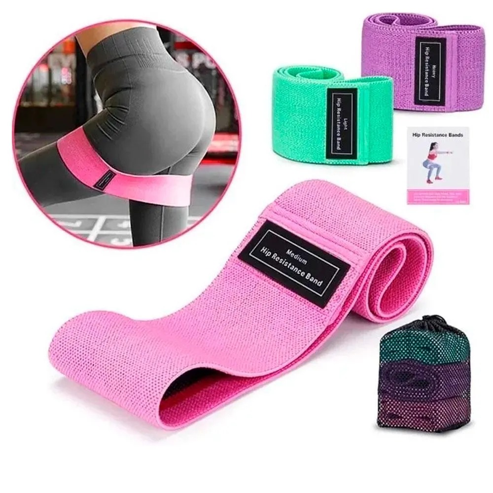 Miniatura 3 de Kit Bandas De Resistencia En Tela X 3Und